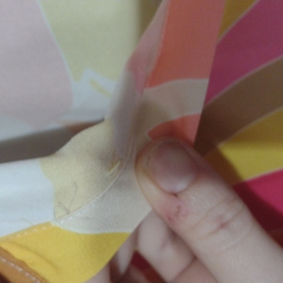 Vici shirt balloon sleeve 60s 70s retro print - Picture 3 of 6